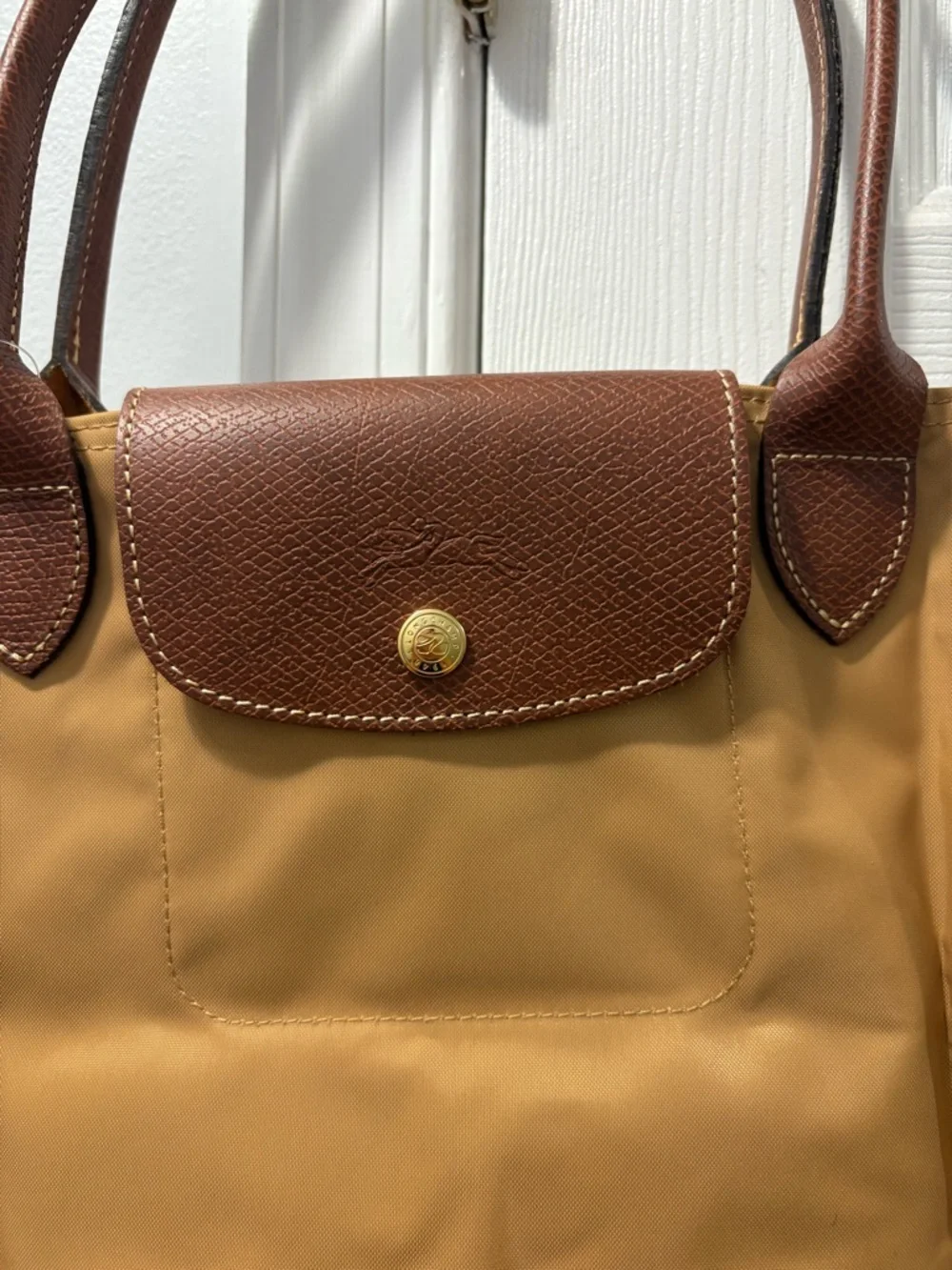 Longchamp Le Pliage Beige Shoulder Bag NWOT